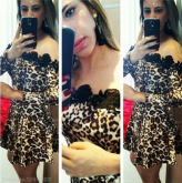 Vestido Leopardo Princesa