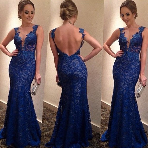 Vestido Elegance Blue