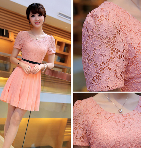 Chiffon Renda Patchwork