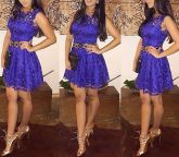 Vestido Lace Azul