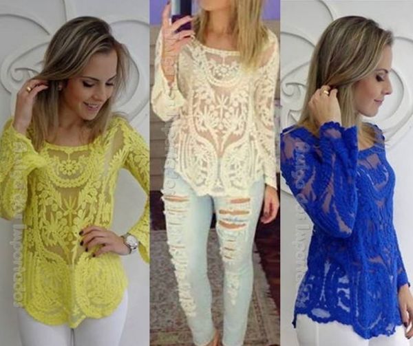Camisa em Renda